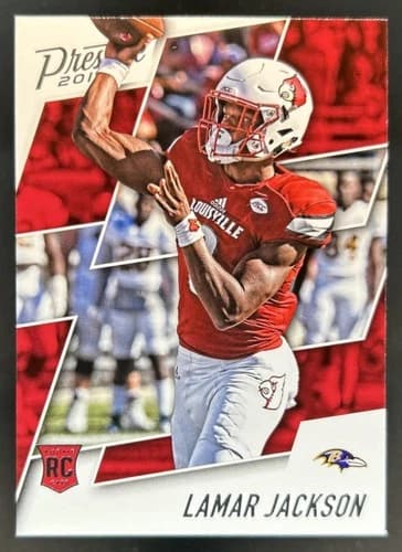 2018 Panini Prestige Lamar Jackson Rookie Card #279