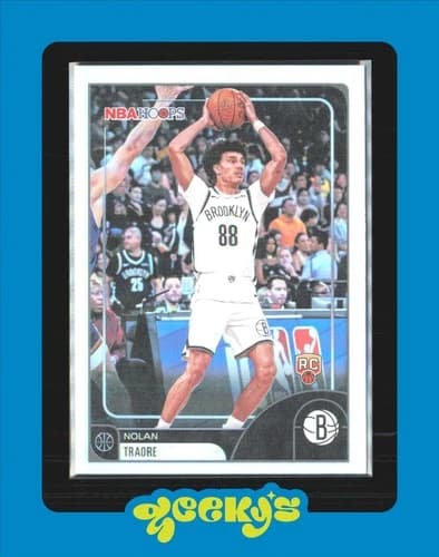 2025 Topps NBA Hoops Nolan Traore Rookie Card #133