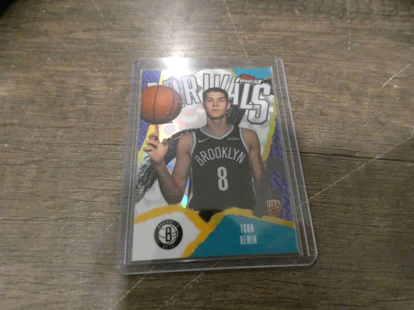 2025 Topps Finest Egor Dëmin Arrivals Refractor Rookie Insert #A-8