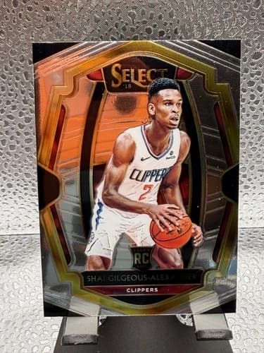 2018 Panini Select Shai Gilgeous-Alexander Premier Level Rookie Card #104