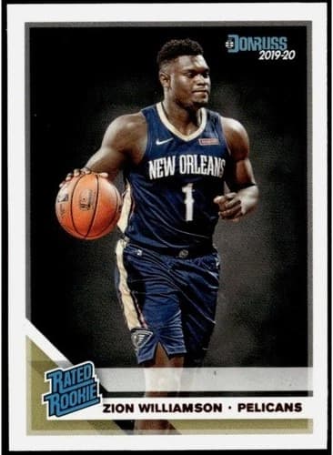 2019 Panini Donruss Zion Williamson Rookie Card #201