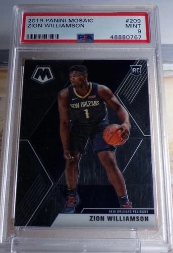 2019 Panini Mosaic Zion Williamson Rookie Card #209