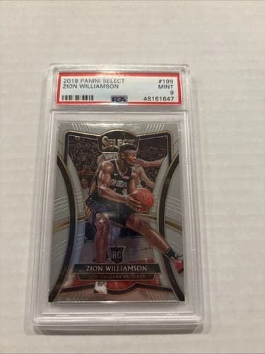 2019 Panini Select Zion Williamson Premier Level Rookie Card #199
