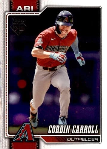 2026 Topps Series 1 Baseball Corbin Carroll Card #314