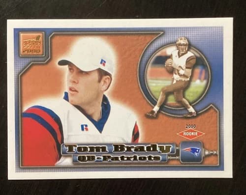2000 Pacific Aurora Tom Brady Rookie Card #84