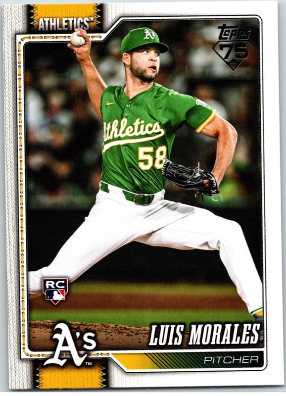 2026 Topps Series 1 Baseball Luis Morales Rookie Card #259