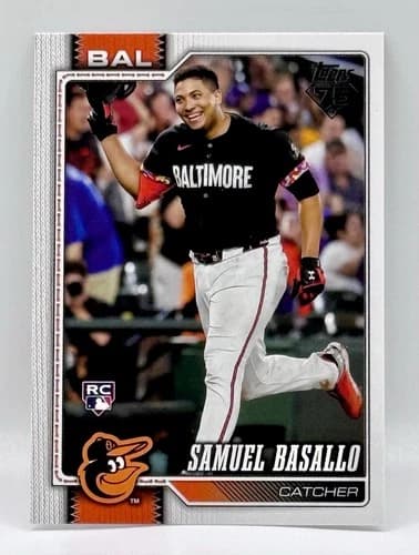 2026 Topps Series 1 Baseball Samuel Basallo Rookie Card #104