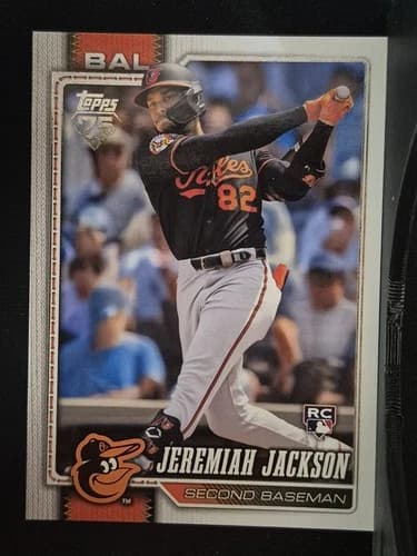 2026 Topps Series 1 Baseball Jeremiah Jackson Rookie Card #277