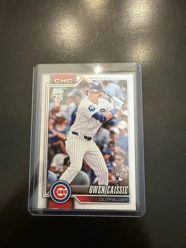 2026 Topps Series 1 Baseball Owen Caissie Rookie Card #233