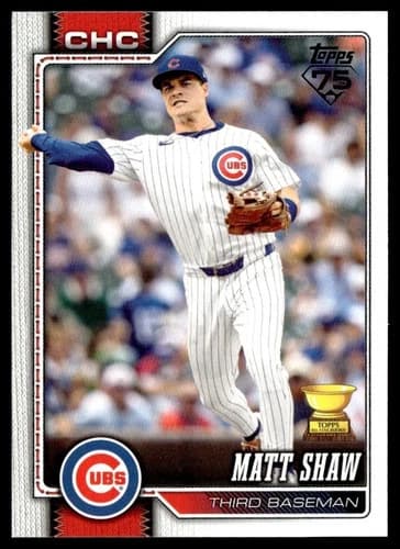 2026 Topps Series 1 Baseball Matt Shaw Card #27