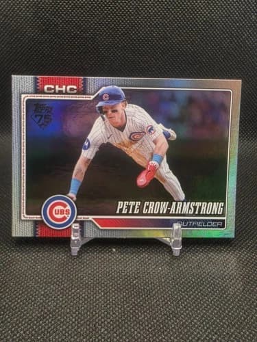 2026 Topps Series 1 Baseball Pete Crow-Armstrong Rainbow Foil Card #196
