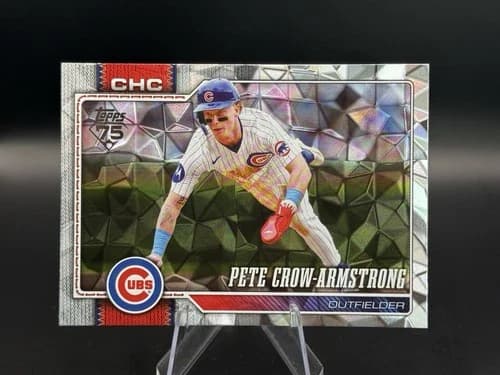 2026 Topps Series 1 Baseball Pete Crow-Armstrong Diamante Foil Card #196