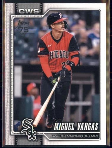 2026 Topps Series 1 Baseball Miguel Vargas Card #329