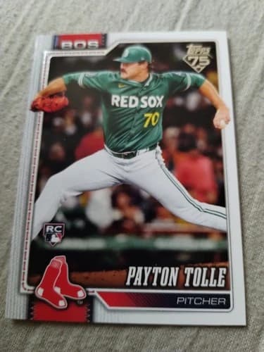 2026 Topps Series 1 Baseball Payton Tolle Rookie Card #15