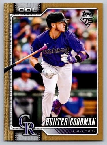 2026 Topps Series 1 Baseball Hunter Goodman Gold /2026 Card #274