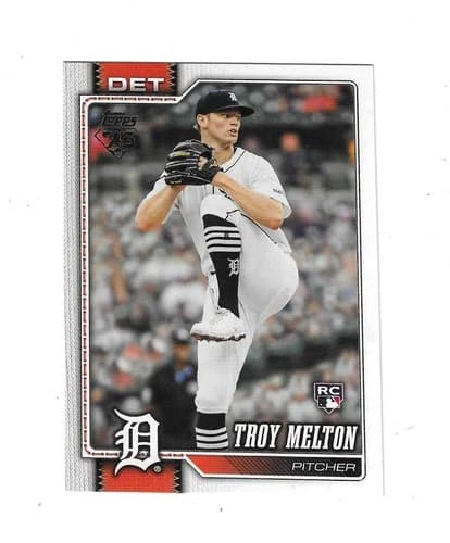 2026 Topps Series 1 Baseball Troy Melton Rookie Card #212
