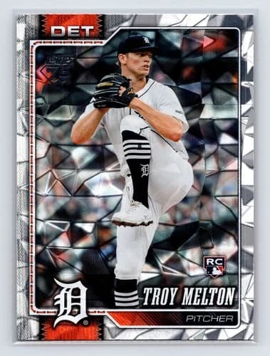 2026 Topps Series 1 Baseball Troy Melton Diamante Foil Rookie Card #212