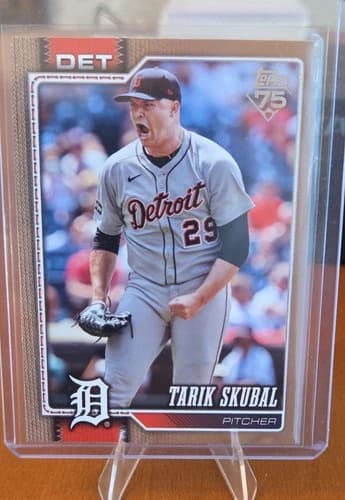 2026 Topps Series 1 Baseball Tarik Skubal Gold /2026 Card #300