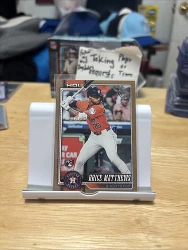 2026 Topps Series 1 Baseball Brice Matthews Gold /2026 Rookie Card #132
