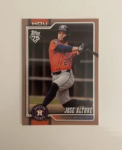 2026 Topps Series 1 Baseball Jose Altuve Gold /2026 Card #278