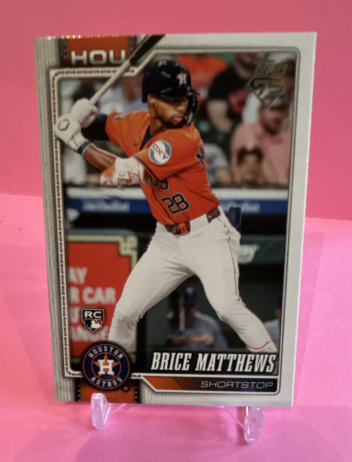 2026 Topps Series 1 Baseball Brice Matthews Rookie Card #132