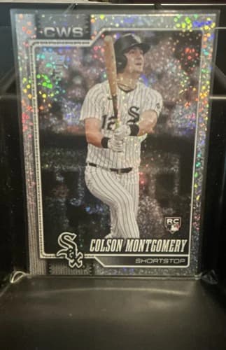 2026 Topps Series 1 Baseball Colson Montgomery Sandglitter Rookie Card #157