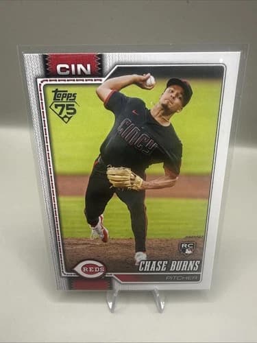 2026 Topps Series 1 Baseball Chase Burns Rookie Card #312