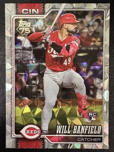 2026 Topps Series 1 Baseball Will Banfield Rookie Card #247