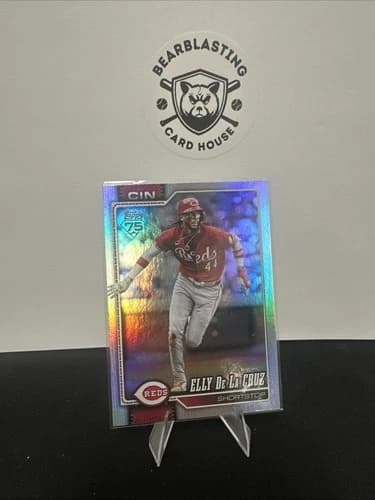 2026 Topps Series 1 Baseball Elly De La Cruz Rainbow Foil Card #150