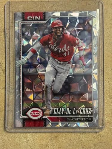 2026 Topps Series 1 Baseball Elly De La Cruz Diamante Foil Card #150
