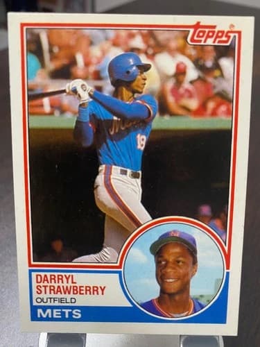 1983 Topps Traded Darryl Strawberry Rookie Card #108T