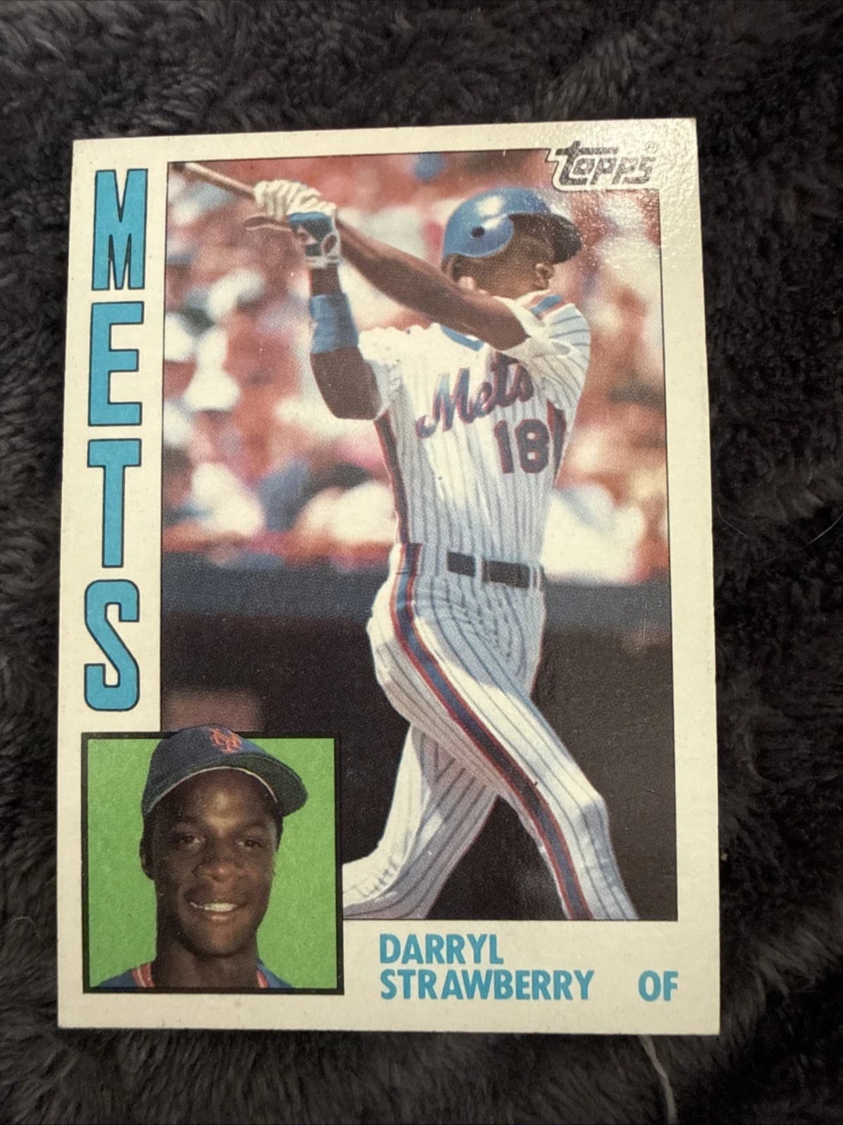 1984 Topps Darryl Strawberry Rookie Card #182