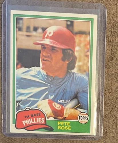 1981 Topps Pete Rose #180