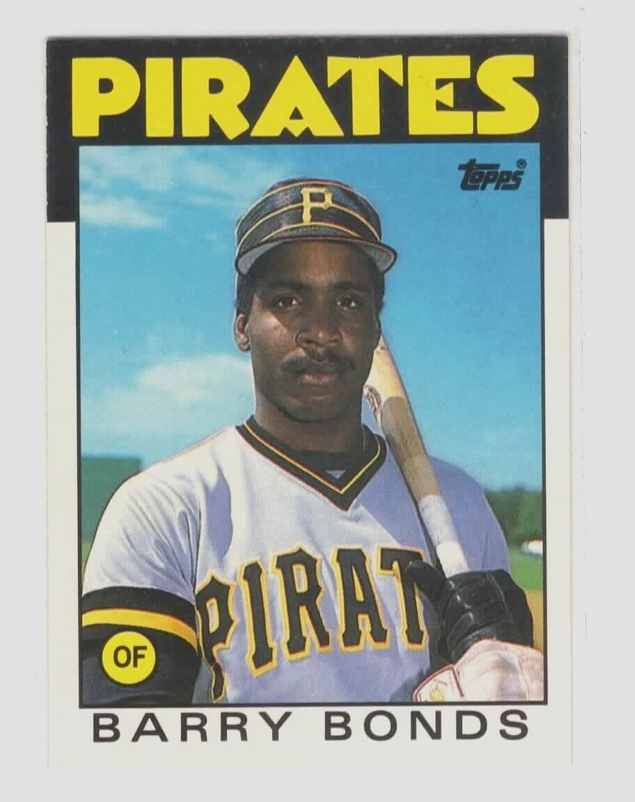 1986 Topps Traded Barry Bonds Rookie Card #11T