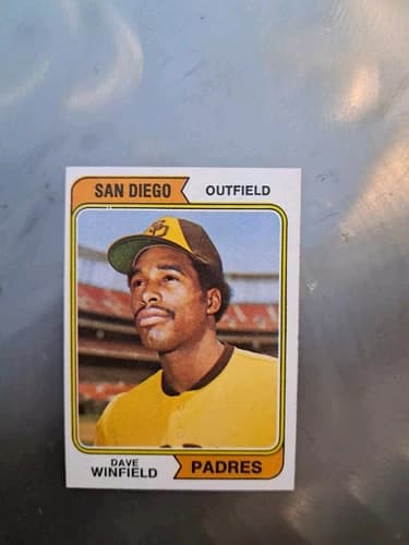 1974 Topps Dave Winfield Rookie Card #456