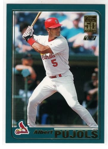 2001 Topps Traded Albert Pujols Rookie Card #T247