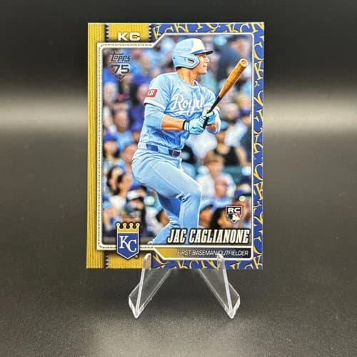 2026 Topps Series 1 Baseball Jac Caglianone Team Color Border Rookie Card #138