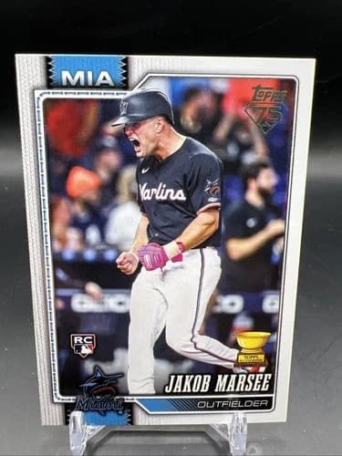 2026 Topps Series 1 Baseball Jakob Marsee Rookie Card #37