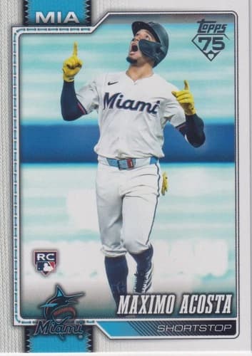 2026 Topps Series 1 Baseball Maximo Acosta Rookie Card #172