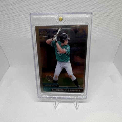 2000 Topps Chrome Traded Miguel Cabrera Rookie Card #T40