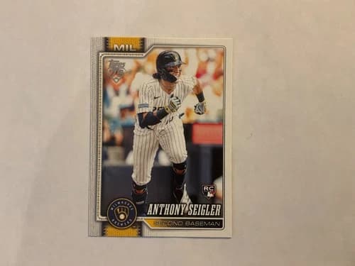 2026 Topps Series 1 Baseball Anthony Seigler Rookie Card #286