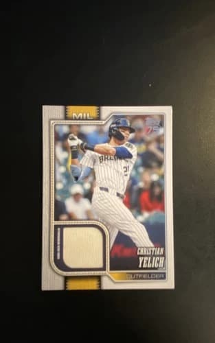 2026 Topps Series 1 Baseball Christian Yelich Card #154