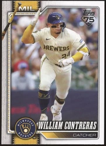 2026 Topps Series 1 Baseball William Contreras Card #192