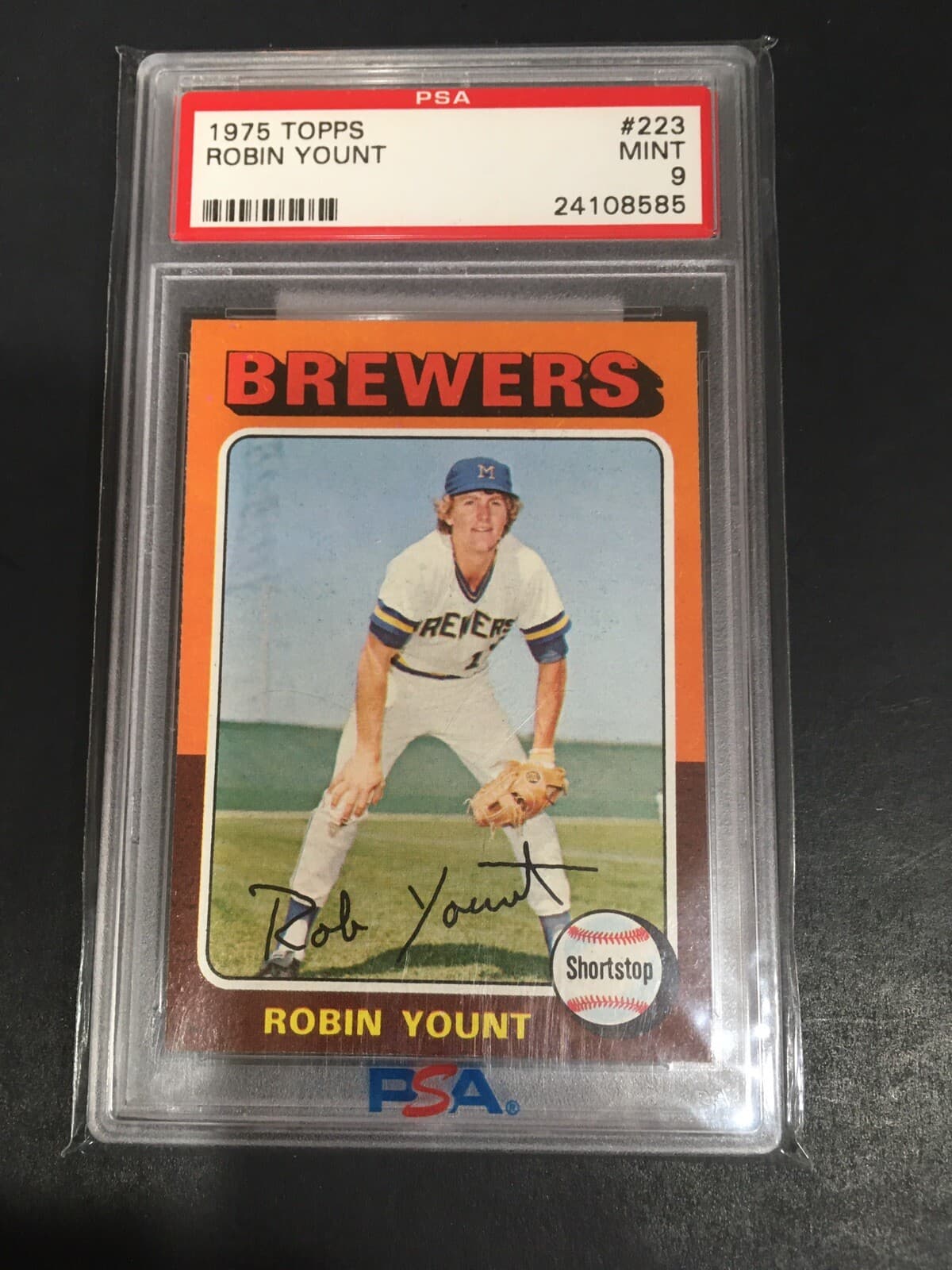 1975 Topps Robin Yount Rookie Card #223