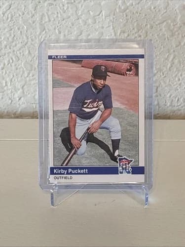 1984 Fleer Update Kirby Puckett Rookie Card #U-93