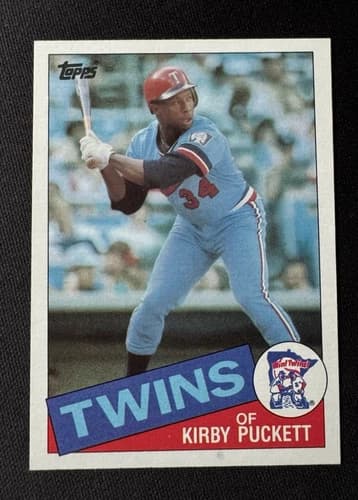 1985 Topps Kirby Puckett Rookie Card #536