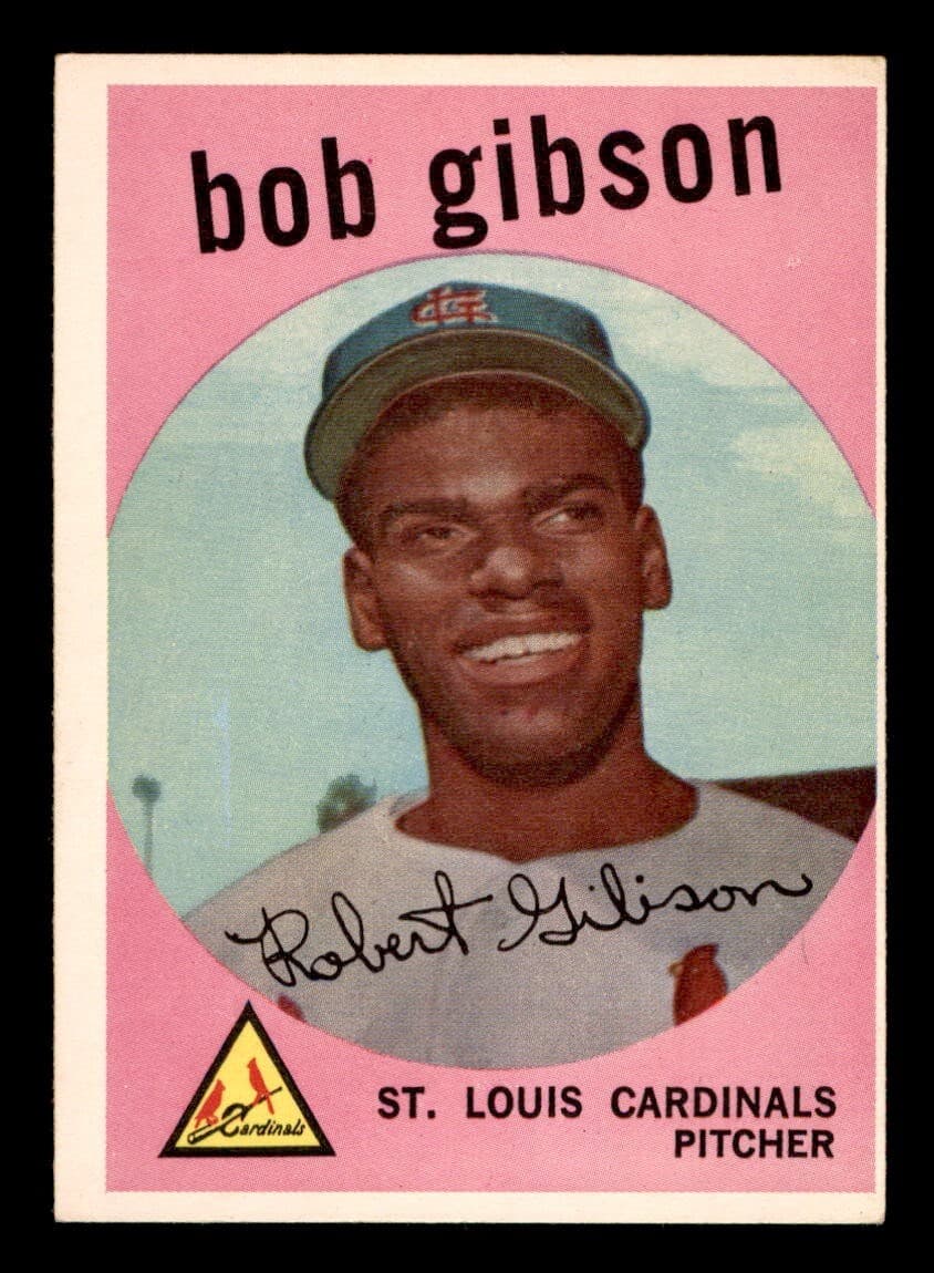 1959 Topps Bob Gibson Rookie Card #514