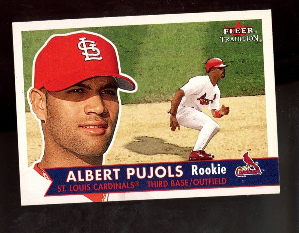 2001 Fleer Tradition Albert Pujols Rookie Card #451