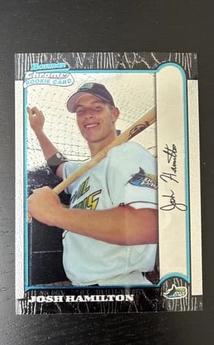 1999 Bowman Chrome Josh Hamilton Rookie Card #431