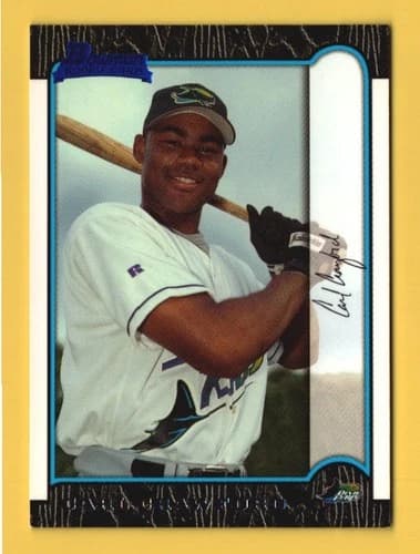 1999 Bowman Carl Crawford Rookie Card #440